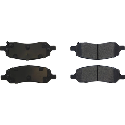 Plaquettes de frein arrière semi-métalliques de qualité supérieur par CENTRIC PARTS - 300.11720 pa2