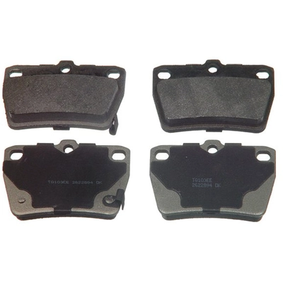 WAGNER - MX1051 - ThermoQuiet Disc Brake Pad Set pa1