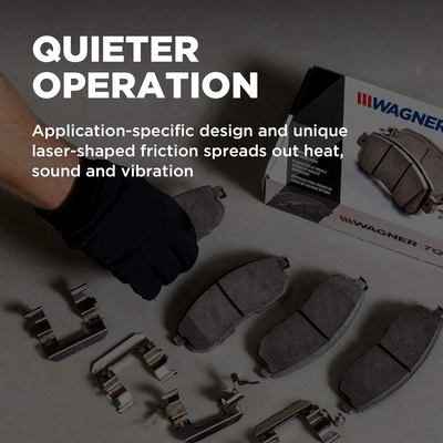 WAGNER - MX1453 - ThermoQuiet Disc Brake Pad Set pa2