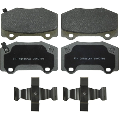 WAGNER - MX1718 - ThermoQuiet Disc Brake Pad Set pa1