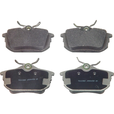 WAGNER - MX838 - ThermoQuiet Disc Brake Pad Set pa1