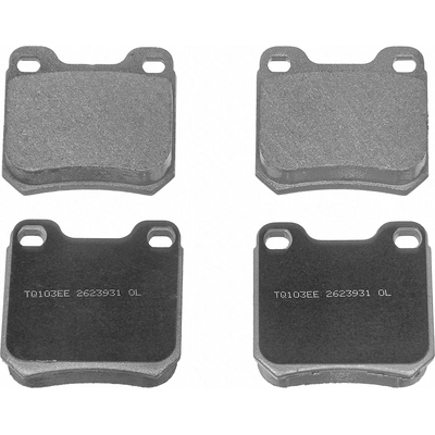 Rear Premium Semi Metallic Pads by WAGNER - MX709A pa4