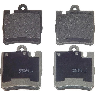 Plaquettes de frein arrière semi-métalliques de qualité supérieur par WAGNER - MX876 pa33