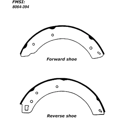 Rear Premium Shoes by CENTRIC PARTS - 111.03940 pa7