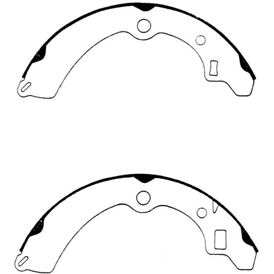 Patins arrière de qualit supérieur by CENTRIC PARTS - 111.06000 pa2