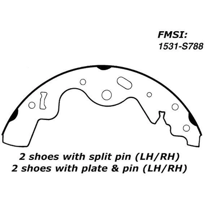 Rear Premium Shoes by CENTRIC PARTS - 111.07880 pa7