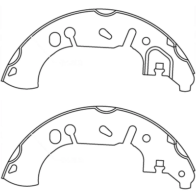 CENTRIC PARTS - 111.10461 - Patins arrière de qualit supérieur pa1