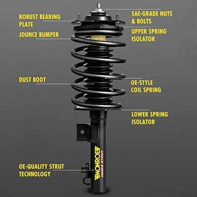 Rear Quick Strut Assembly by MONROE - 171939 pa11