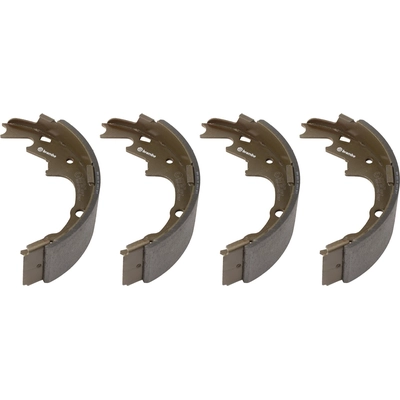 Rear Rebuilt Brake Shoes by BREMBO - S10502N pa1