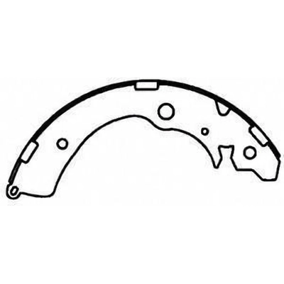 Rear Rebuilt Brake Shoes by BREMBO - S28513N pa4