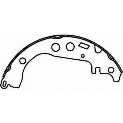 Rear Rebuilt Brake Shoes by BREMBO - S83508N pa2