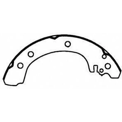 Rear Rebuilt Brake Shoes by BREMBO - S83553N pa3