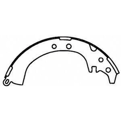 Rear Rebuilt Brake Shoes by BREMBO - S83558N pa4