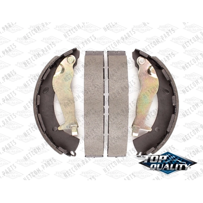 Rear Rebuilt Brake Shoes by TOP QUALITY - NB-1021B pa2