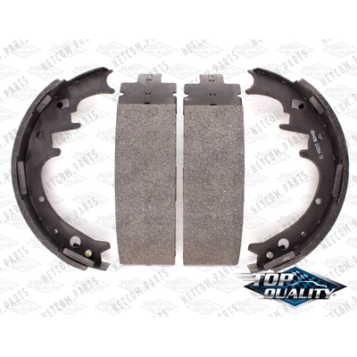 Rear Rebuilt Brake Shoes by TOP QUALITY - NB-445B pa2