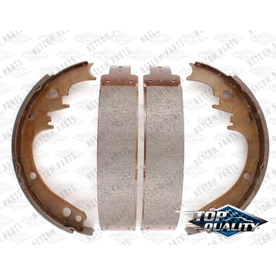 Rear Rebuilt Brake Shoes by TOP QUALITY - NB-462B pa1