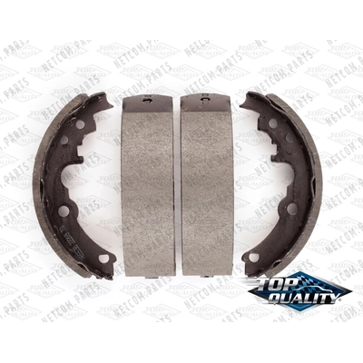 Rear Rebuilt Brake Shoes by TOP QUALITY - NB-553B pa2