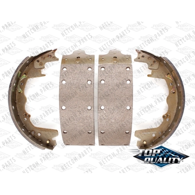 Rear Rebuilt Brake Shoes by TOP QUALITY - NB-583R pa2