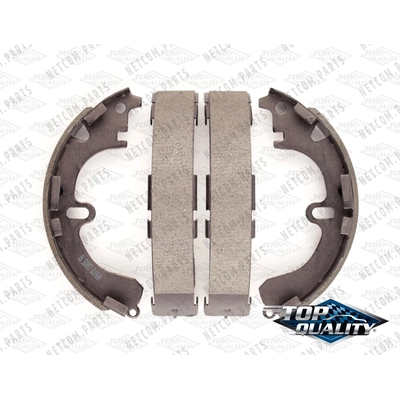 Rear Rebuilt Brake Shoes by TOP QUALITY - NB-597B pa1