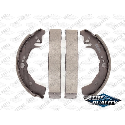 Rear Rebuilt Brake Shoes by TOP QUALITY - NB-754B pa1