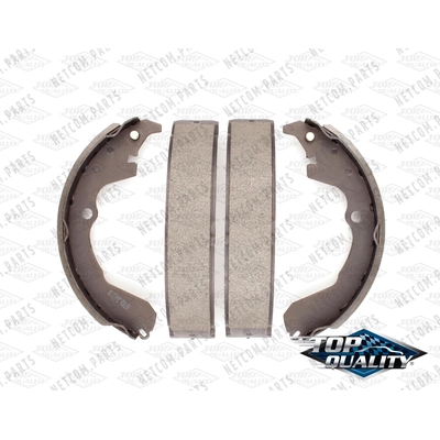 Rear Rebuilt Brake Shoes by TOP QUALITY - NB-785B pa2