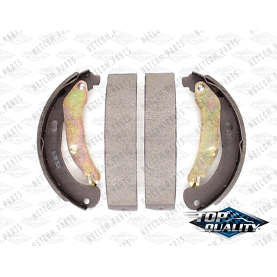 Rear Rebuilt Brake Shoes by TOP QUALITY - NB-795B pa1