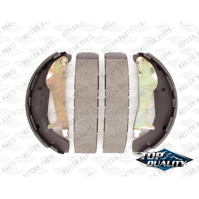 Rear Rebuilt Brake Shoes by TOP QUALITY - NB-800B pa2