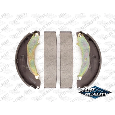 Rear Rebuilt Brake Shoes by TOP QUALITY - NB-810B pa2