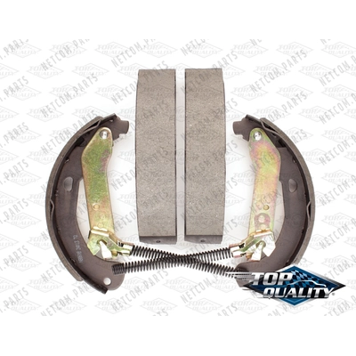 Rear Rebuilt Brake Shoes by TOP QUALITY - NB-860B pa1