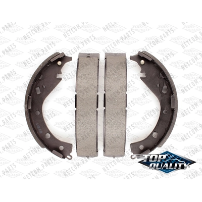 Rear Rebuilt Brake Shoes by TOP QUALITY - NB-911B pa1