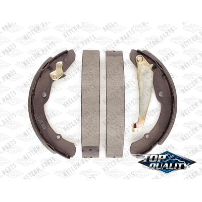 Rear Rebuilt Brake Shoes by TOP QUALITY - NB-999B pa1