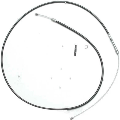 Rear Right Brake Cable by WORLDPARTS - 168096 pa3