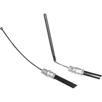 Rear Right Brake Cable by WORLDPARTS - 208161 pa4