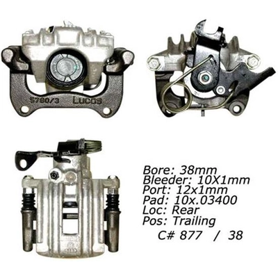 Étrier arrière droit reconditionné avec matériel by CENTRIC PARTS - 141.33537 pa11