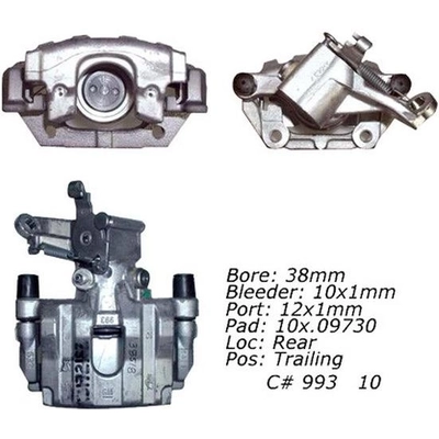 Rear Right Rebuilt Caliper With Hardware by CENTRIC PARTS - 141.38517 pa13