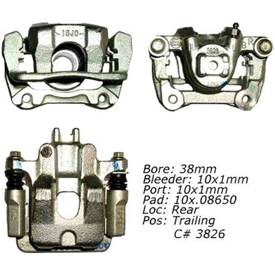 Étrier arrière droit reconditionné avec matériel by CENTRIC PARTS - 141.40513 pa12