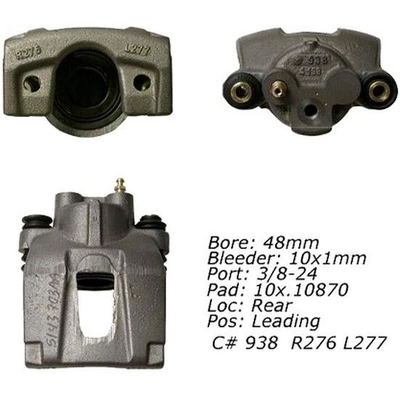 Rear Right Rebuilt Caliper With Hardware by CENTRIC PARTS - 141.58505 pa11