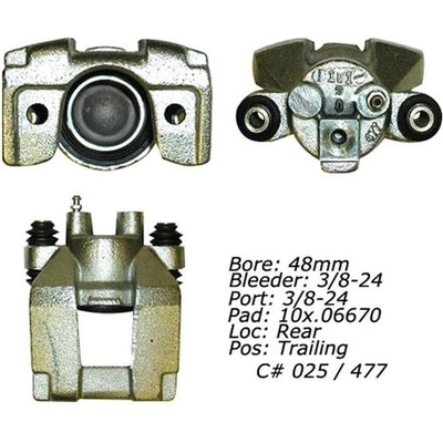 Rear Right Rebuilt Caliper With Hardware by CENTRIC PARTS - 141.65503 pa13