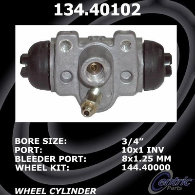 Rear Right Wheel Cylinder by CENTRIC PARTS - 134.40102 pa1