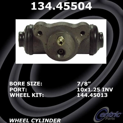 Rear Right Wheel Cylinder by CENTRIC PARTS - 134.45504 pa1
