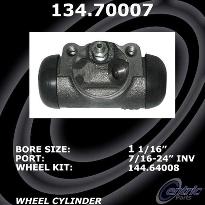 Rear Right Wheel Cylinder by CENTRIC PARTS - 134.70007 pa1