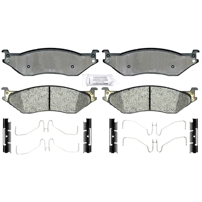 ACDELCO - 17D1066MH - Semi-Metallic Rear Disc Brake Pads pa1