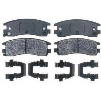 Rear Semi Metallic Pads by ACDELCO PROFESSIONAL - 17D714MH pa1
