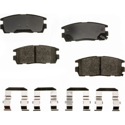 AGNA BRAKES - ALD1275M - Rear Semi Metallic Pads pa2