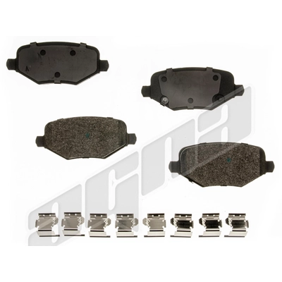 Rear Semi Metallic Pads by AGNA BRAKES - ALD1719M pa1