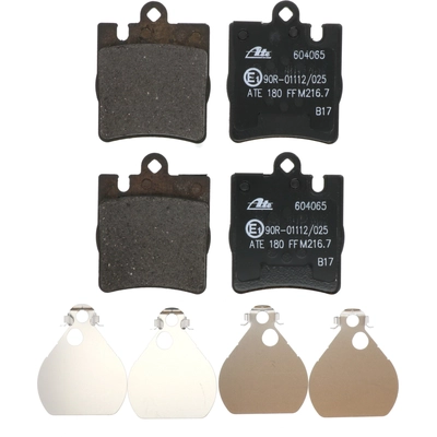 Rear Semi Metallic Pads by ATE - 604065 pa3