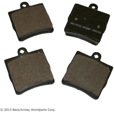 Rear Semi Metallic Pads by BECK/ARNLEY - 087-1715 pa1