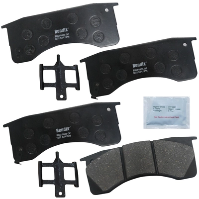 Rear Semi Metallic Pads by BENDIX - MKD1032FM pa1