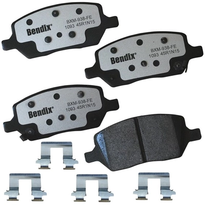 BENDIX - MKD1093FM - Semi-Metallic Rear Disc Brake Pads pa1