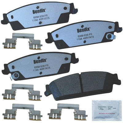 BENDIX - MKD1194FM - Semi-Metallic Rear Disc Brake Pads pa1